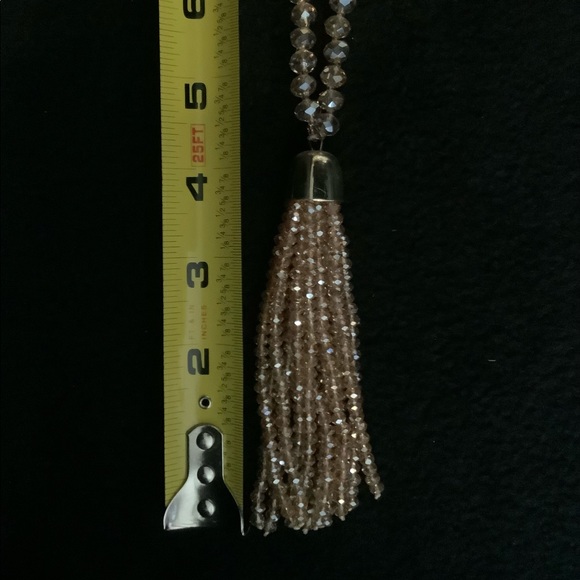 Holiday Sparkle Tassel Necklace - Picture 8 of 9